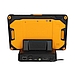 Image of a Getac ZX70 G2 Rugged Tablet in Office Dock Rear