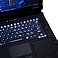 Image of a Panasonic Toughbook FZ-40 Keyboard Backlit Close-up